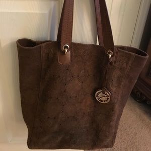 Henry Bendle suede tote